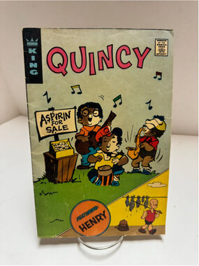 QUINCY R-05 with LITTLE GUY and HENRY 1973 comic book